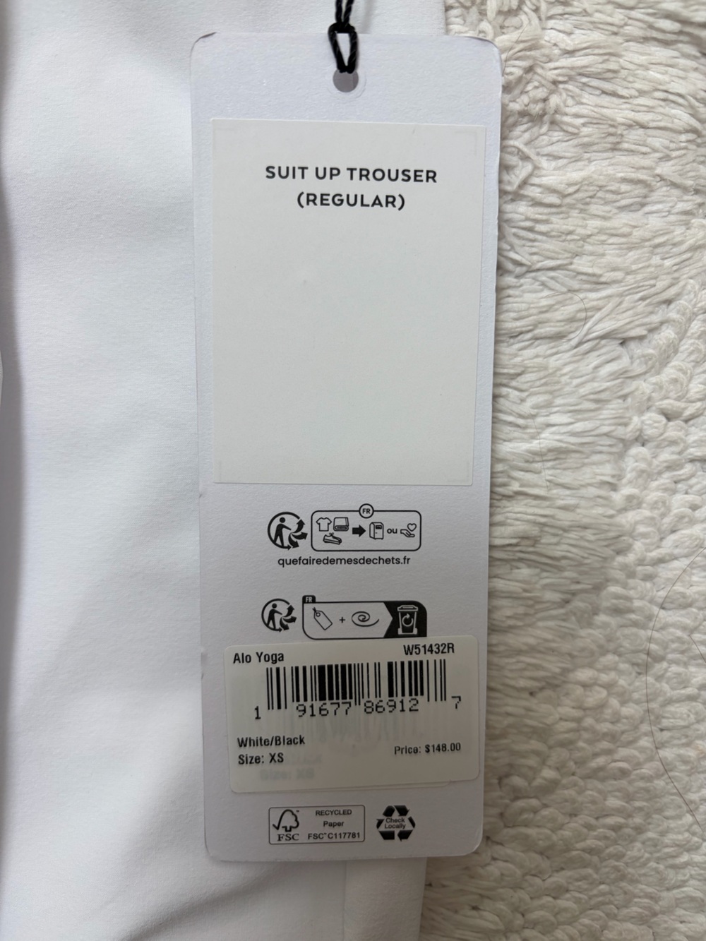 NWT Alo Yoga Suit up Trouser - Picture 7 of 9